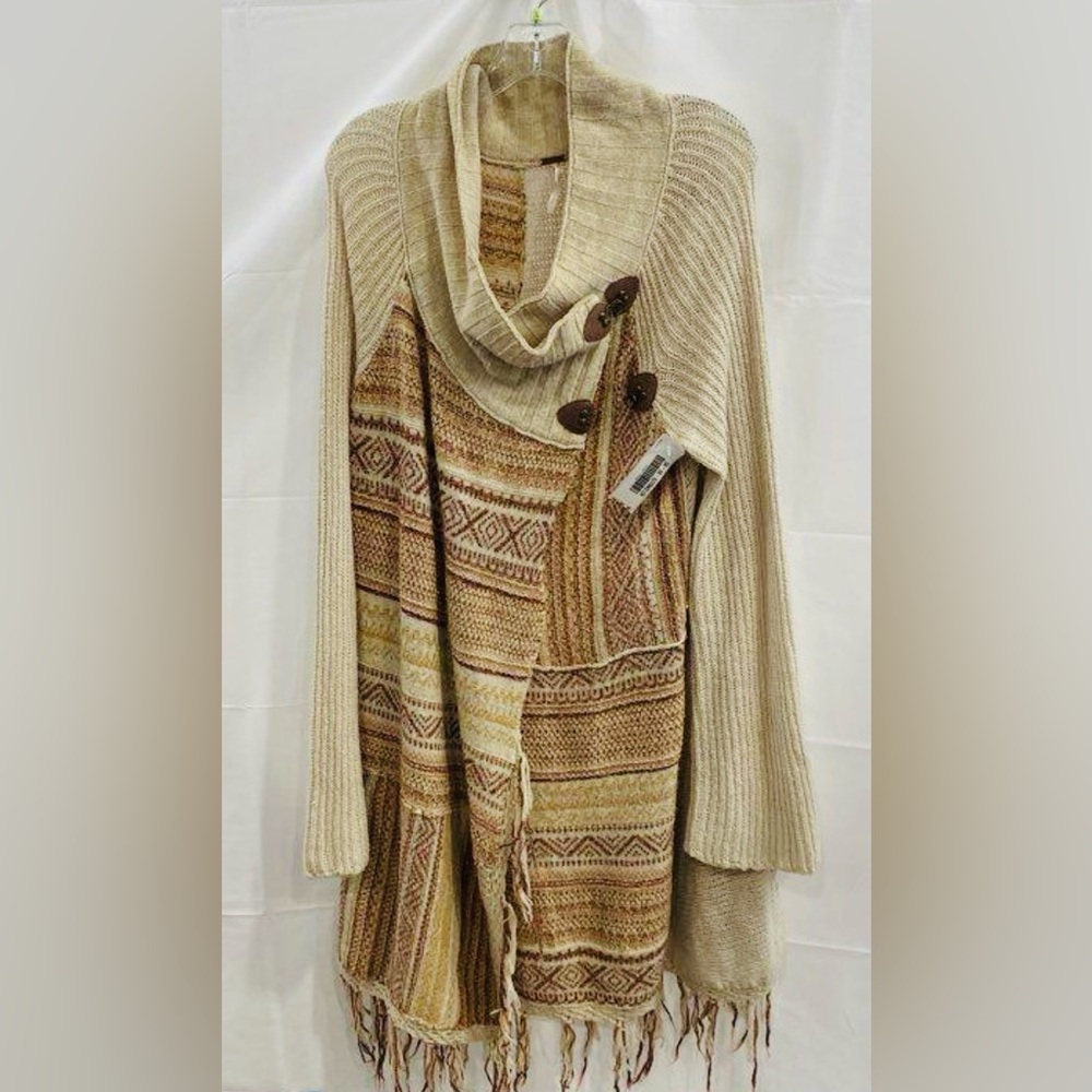 Free People boho oversized jacket,poncho,sweater size large
